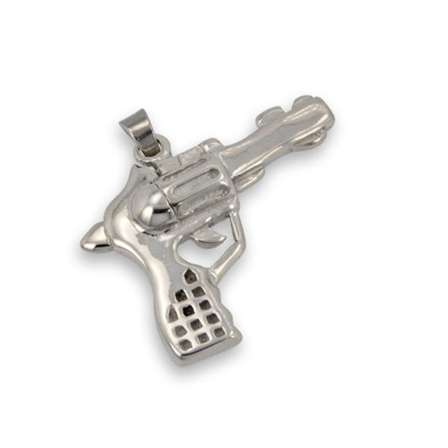 Pistol Gun Pendant (30x38mm) 86X-104