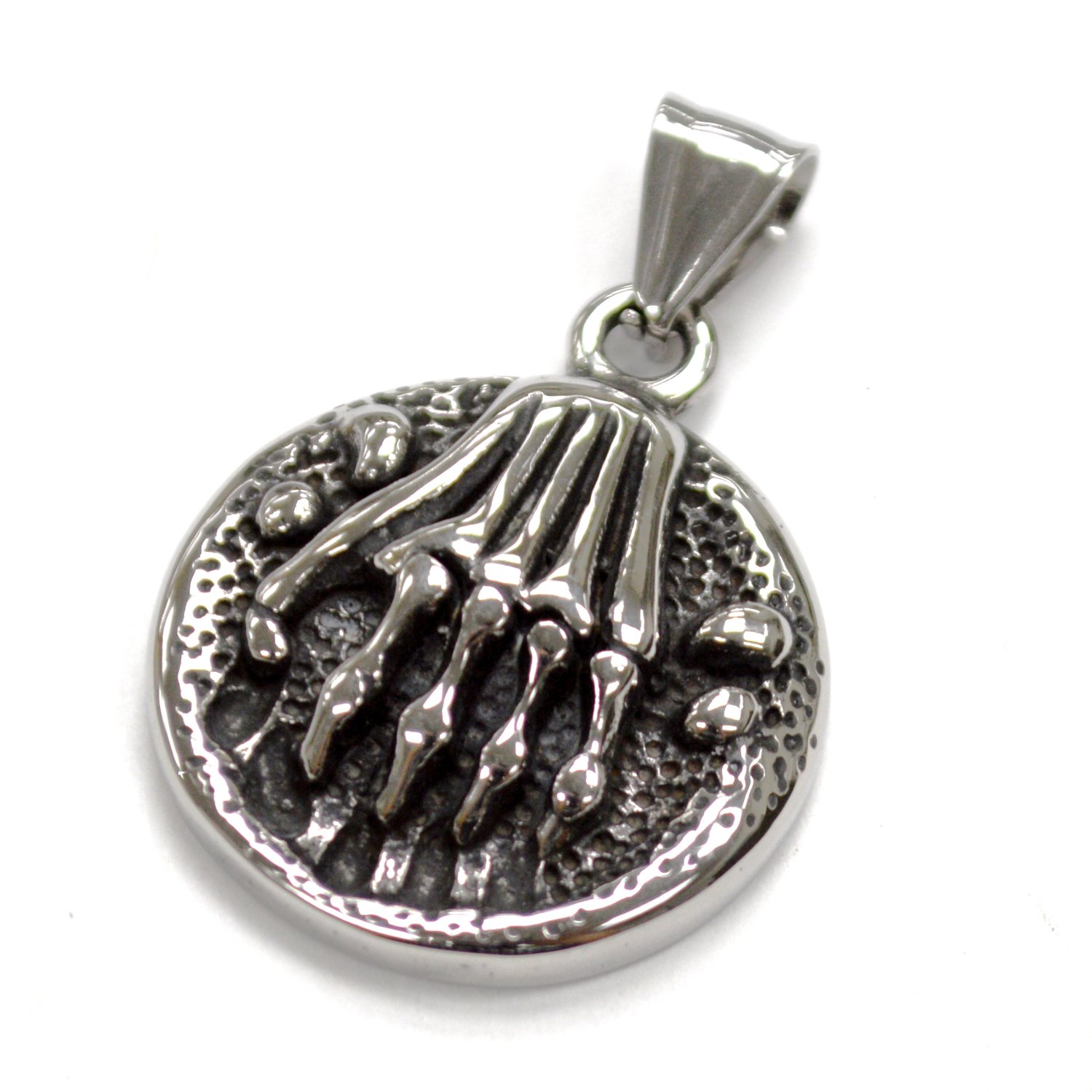 Skull Hand Stainless Steel Pendant 86-2945