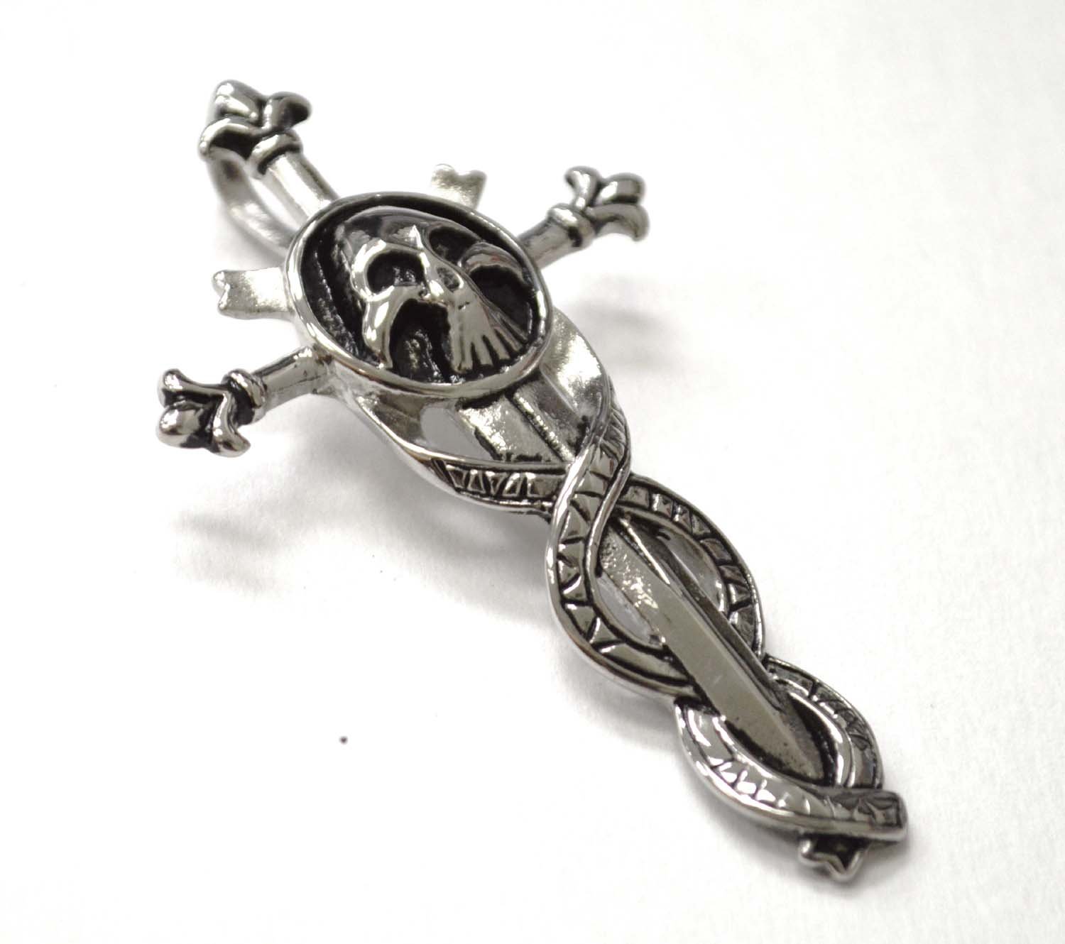 Cross with Skull Pendant 86-2467