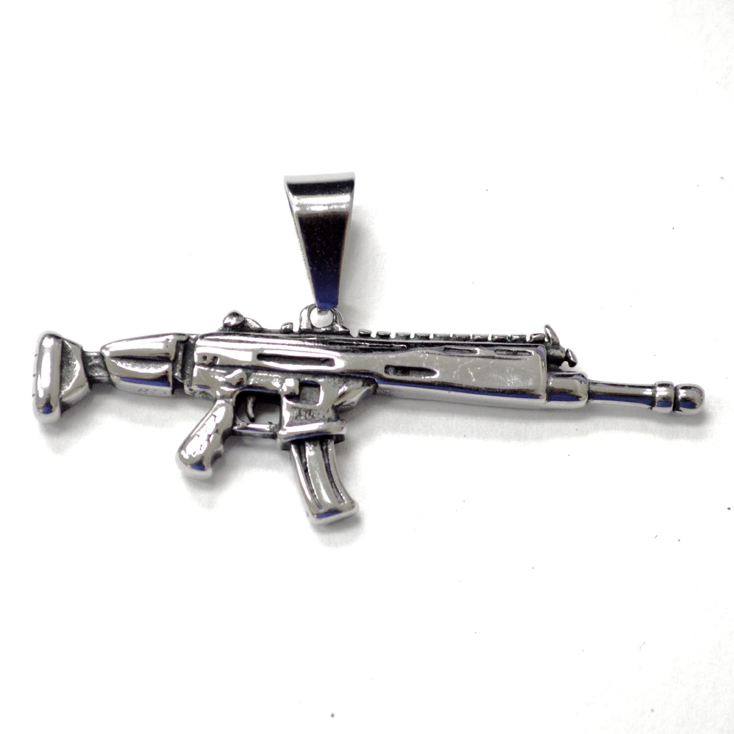 Rifle Stainless Steel Pendant 86-2628