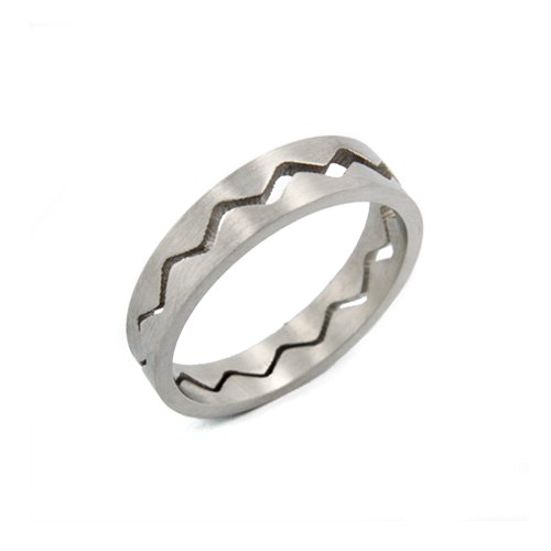 ZIG ZAG RING (4mm) 81-992