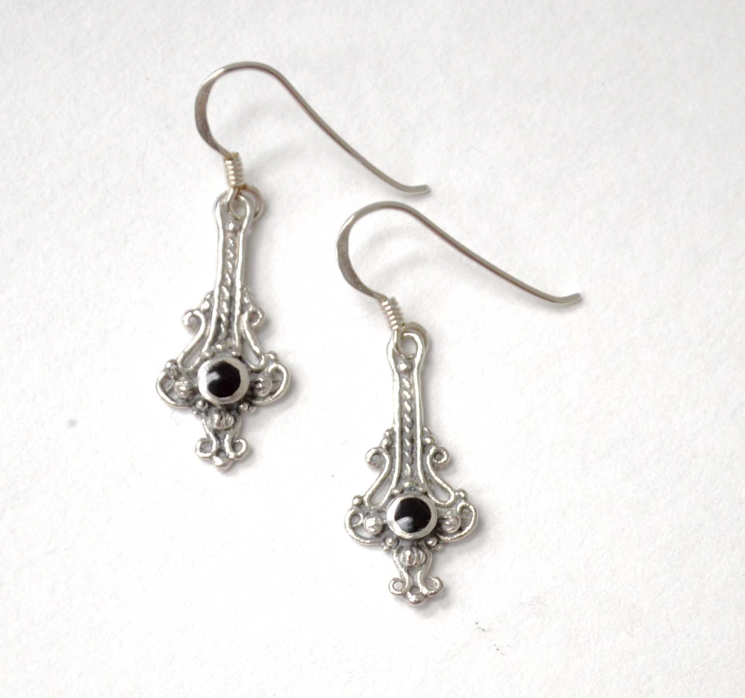 Sterling Silver Stone Earrings 53-5279
