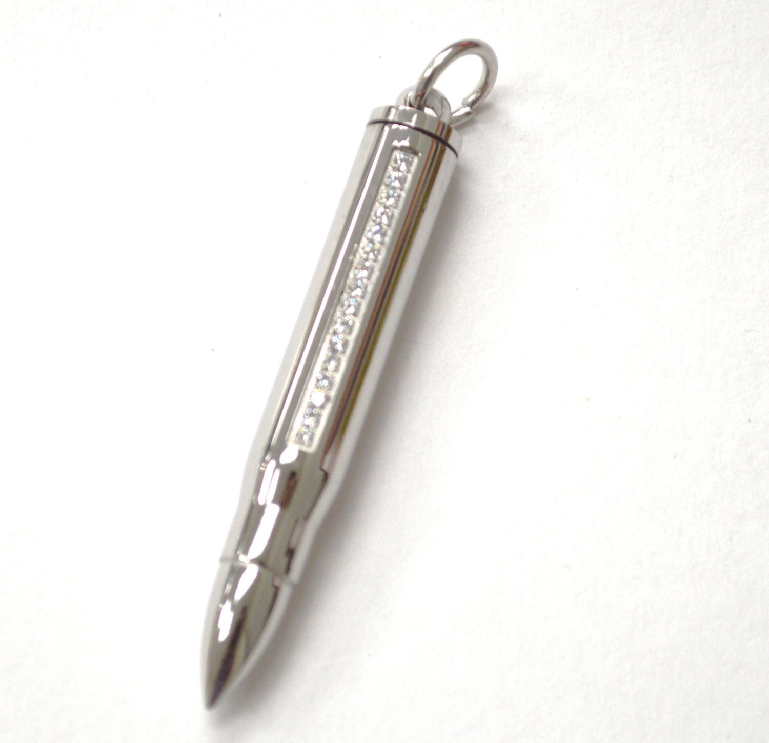 Bullet Stainless Steel Screw Top Pendant 86-2812S
