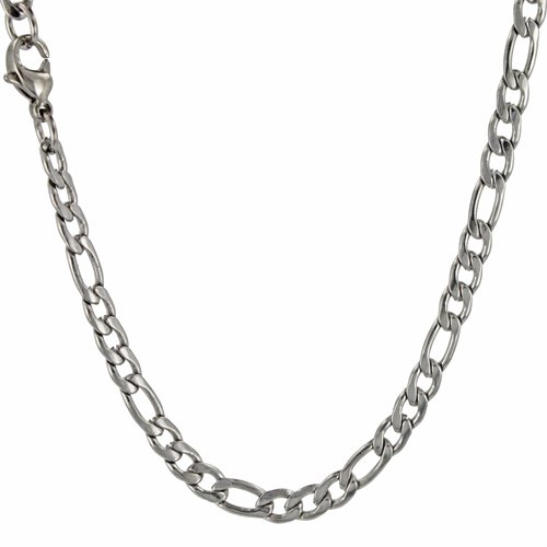 4mm Figaro Stainless Steel 85-110-4