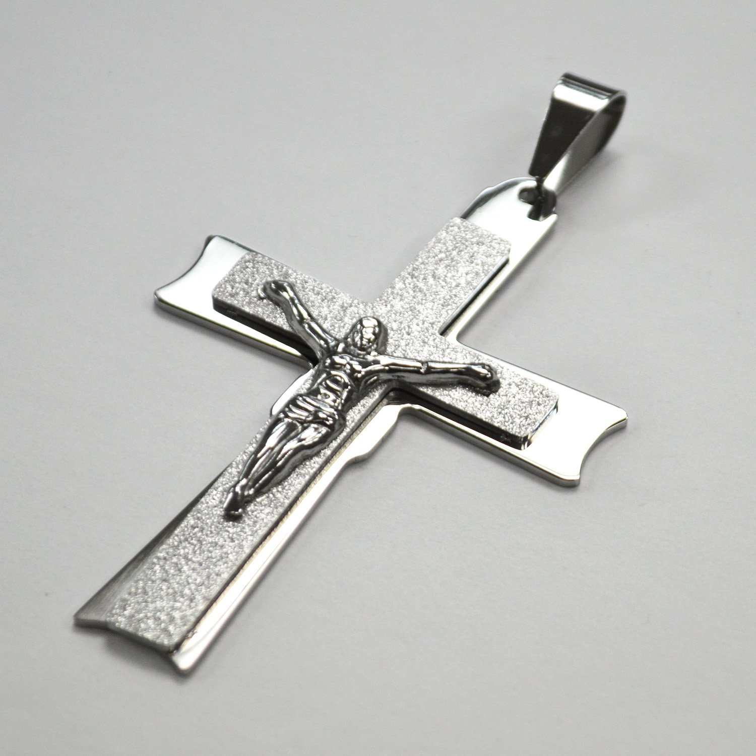 Crucifix Glitter Pendant  86-2247S