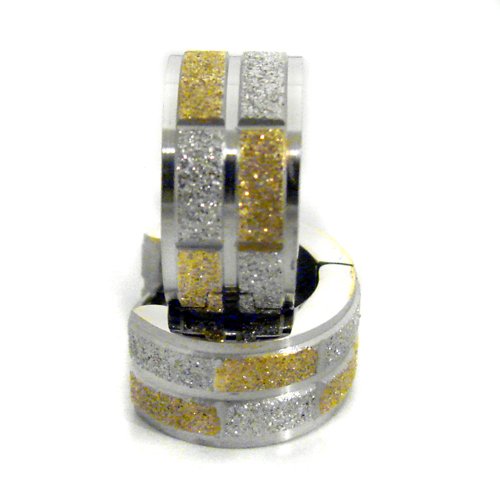 2 Tone Huggies Stainless Steel  83-407-2T