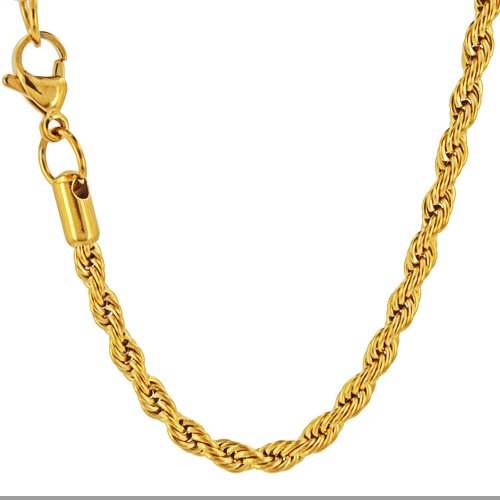 4mm Gold IP Plate Rope 85-143G-4
