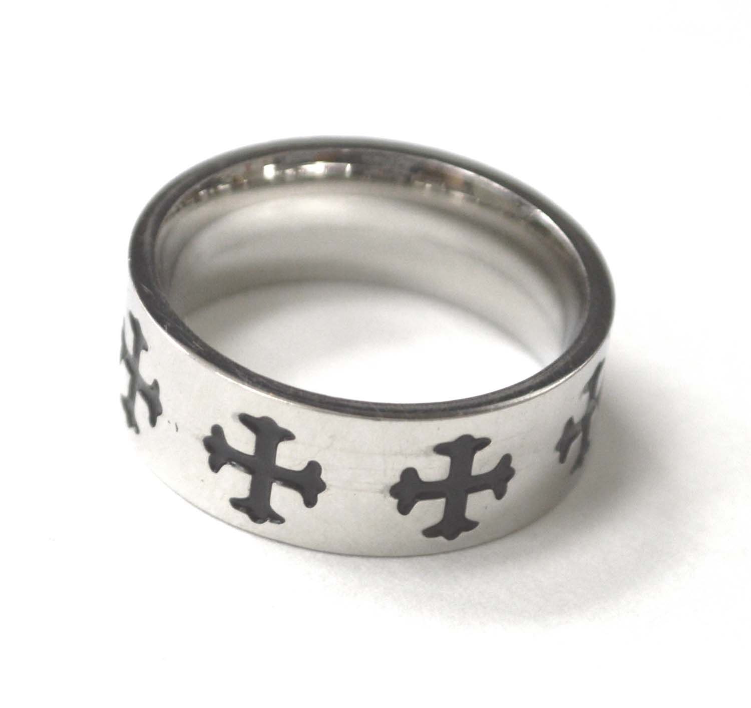Cross Stainless Steel Ring  81-1495-8