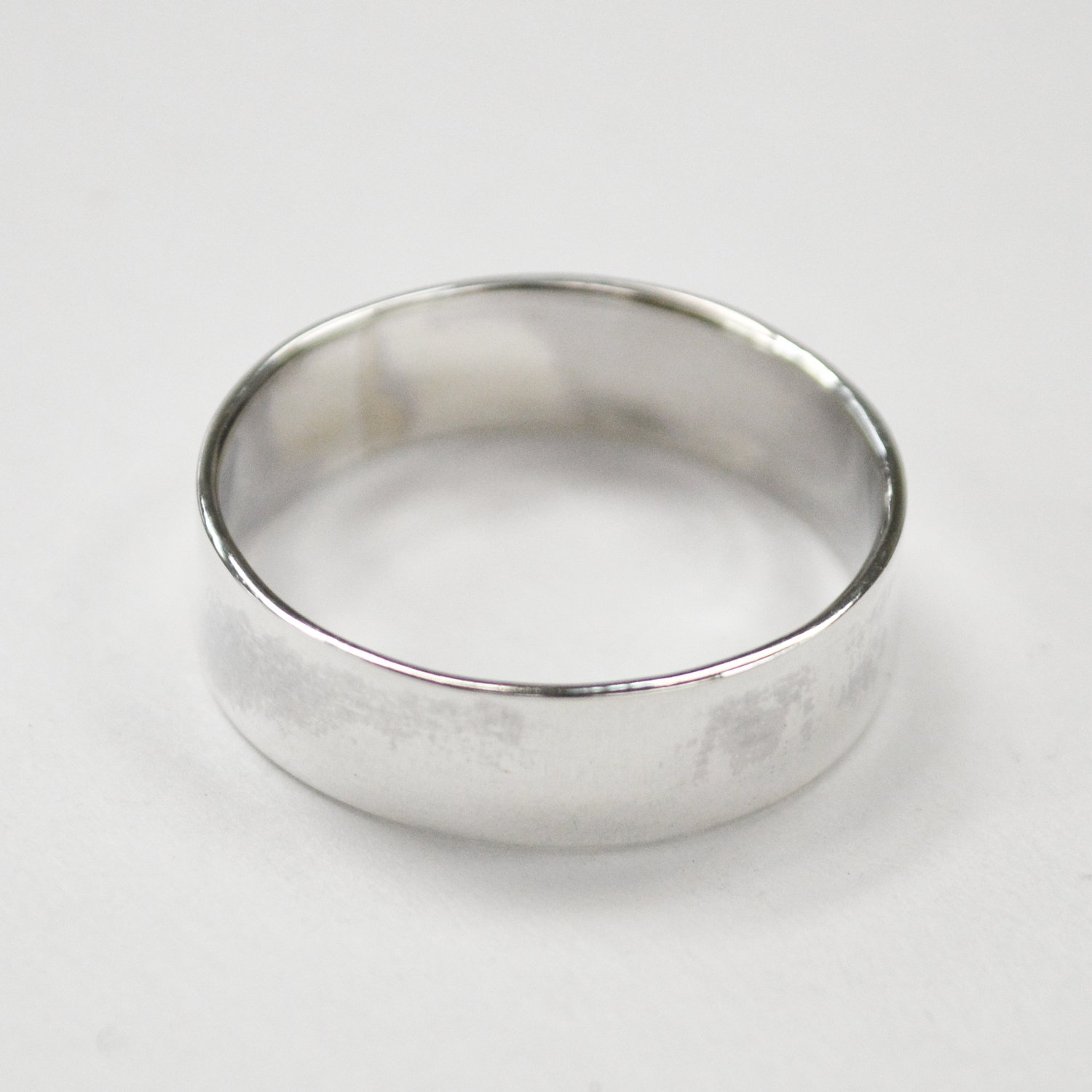 Flat Plain Band Ring Sterling Silver 51-1562