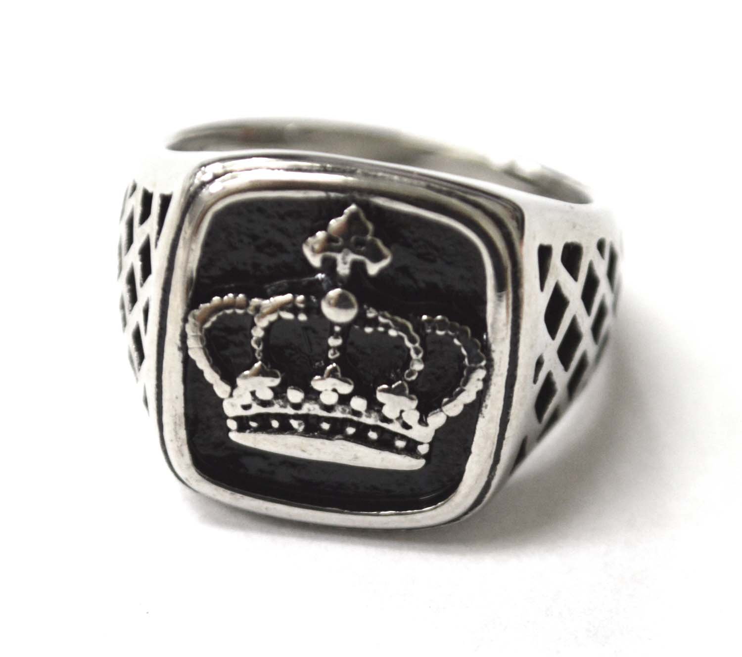 Crown Stainless Steel Ring 81-1275S