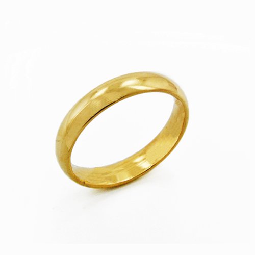 6MM GOLD PLAIN BAND RING 81-640-6