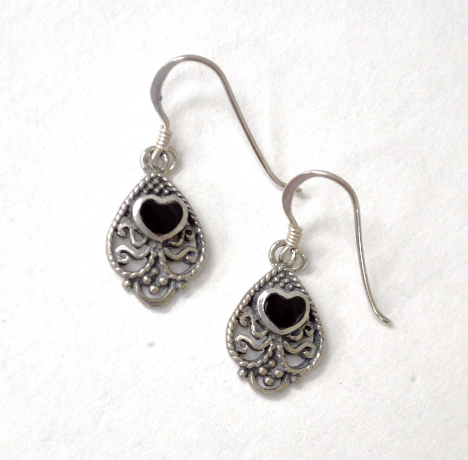 Sterling Silver Stone Earrings 53-5285B