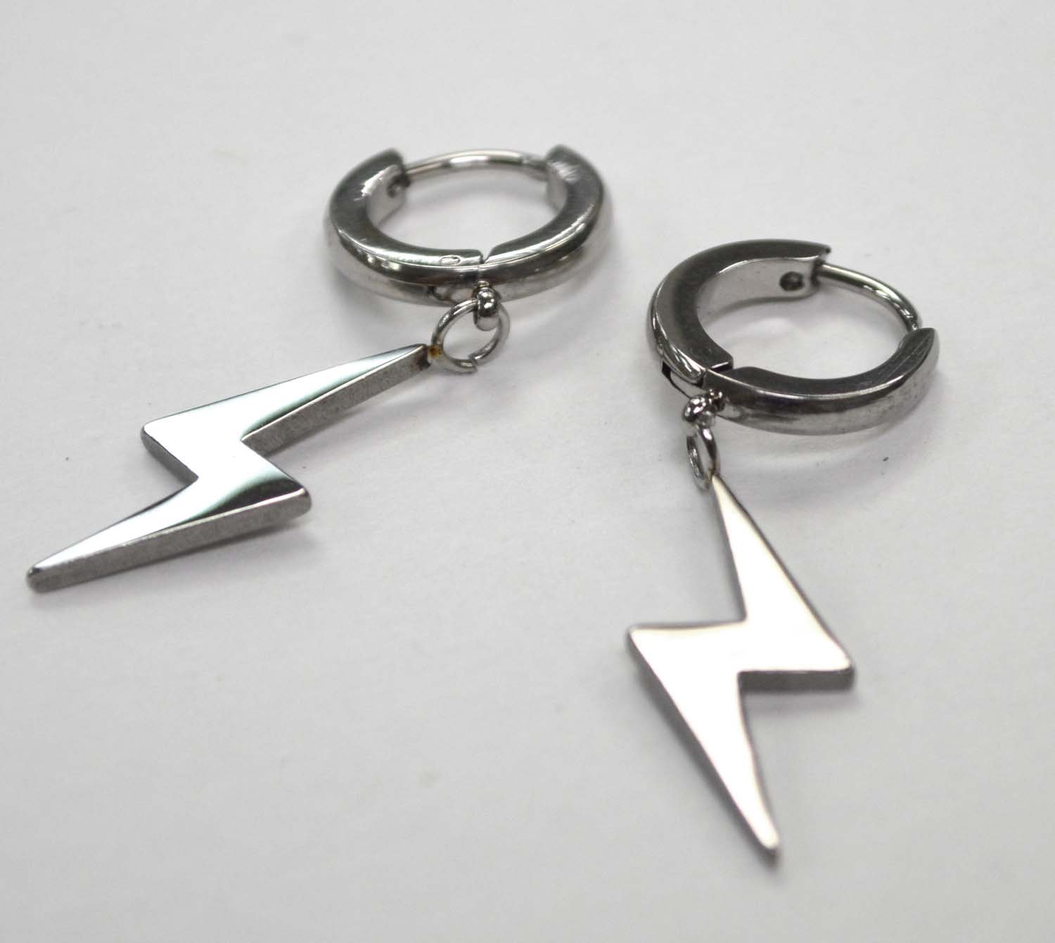 Lightning Bolt Huggies Earring 83-797S