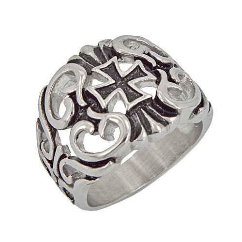 Cross Stainless Steel Ring 81-1124