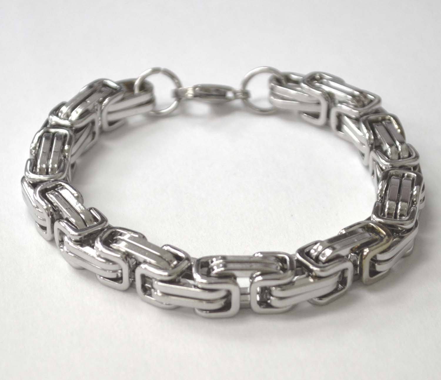9mm Stainless Steel Byzantine Bracelet 84-195-9