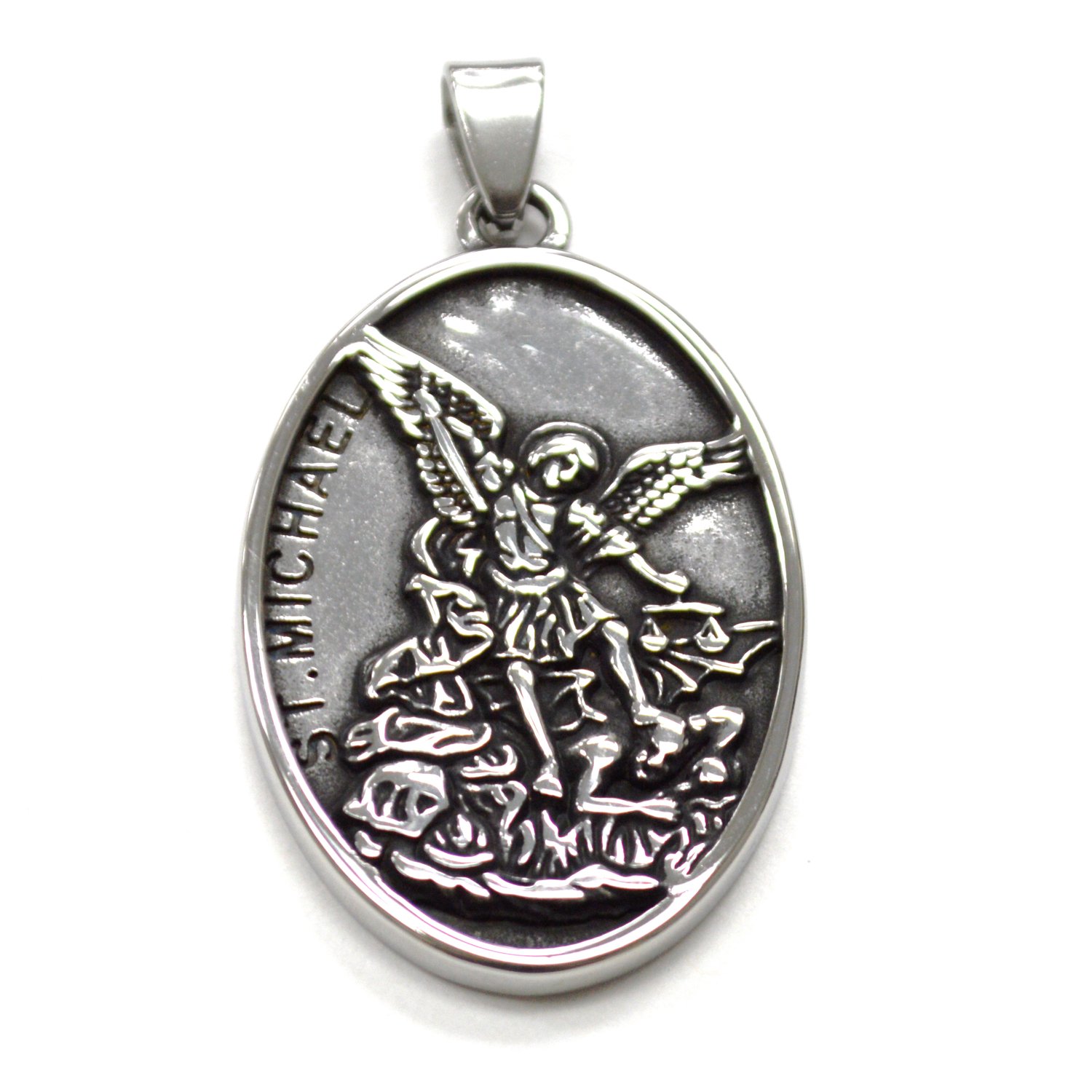 St Michael Archangel Stainless Steel Pendant 86-3013S
