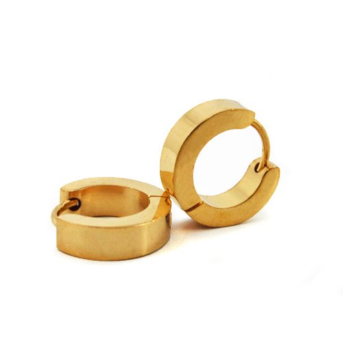GOLD HUGGIE EARRINGS 83-518G
