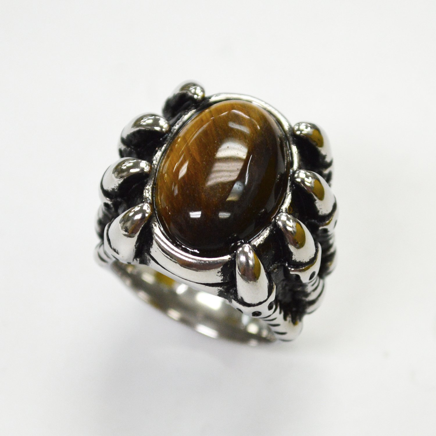Claw with Tiger Eye Stone RING 81-1401-TE