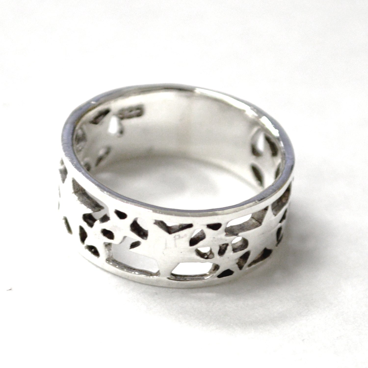 Stars Sterling Silver Ring 51-1131