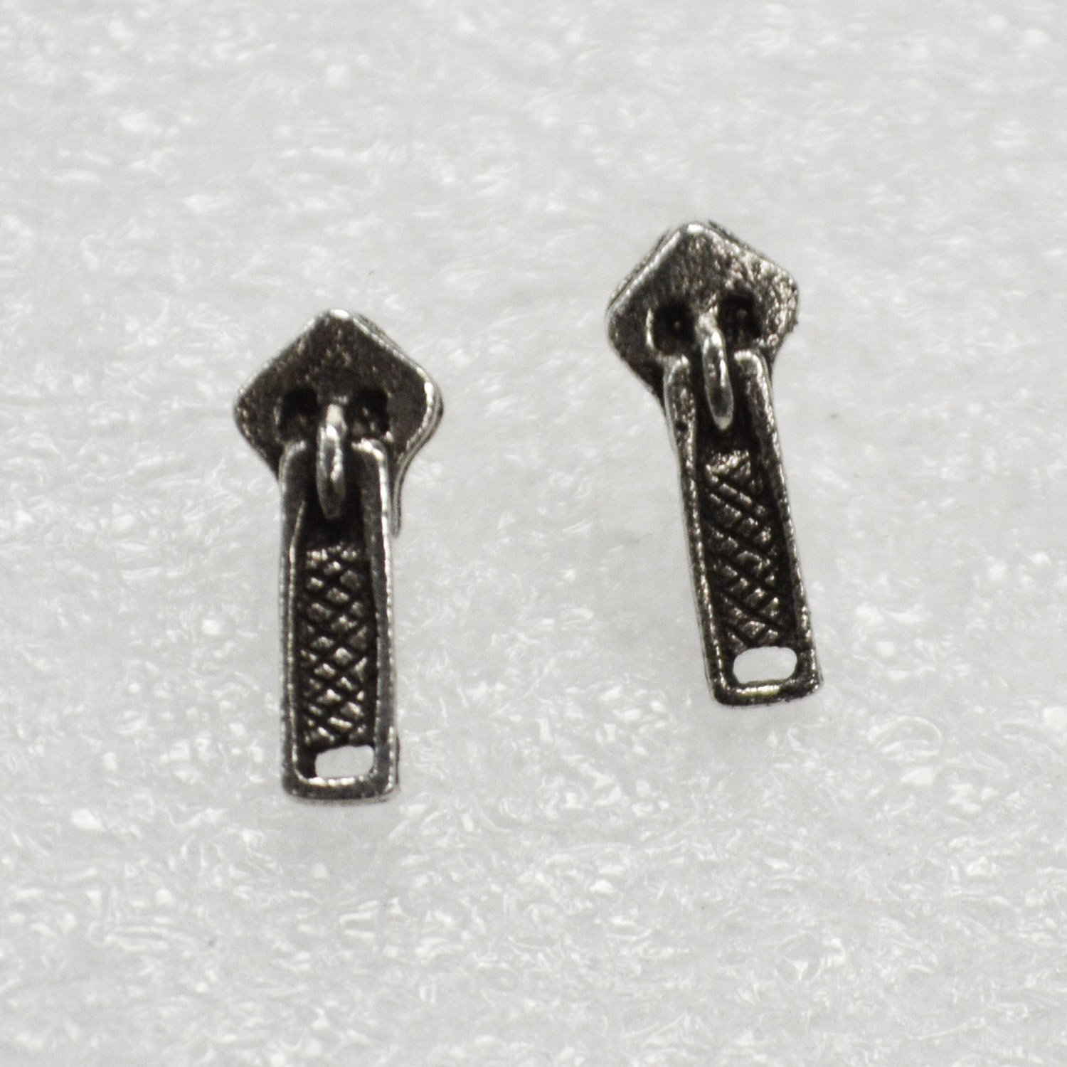 Zipper Stud Earring Sterling Silver 53-5219