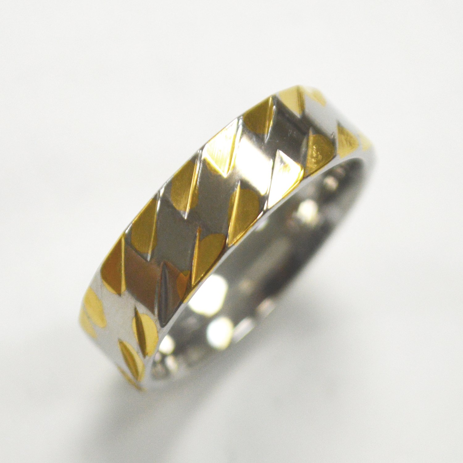 2 Tone Gold IP Plated RING 81-1347