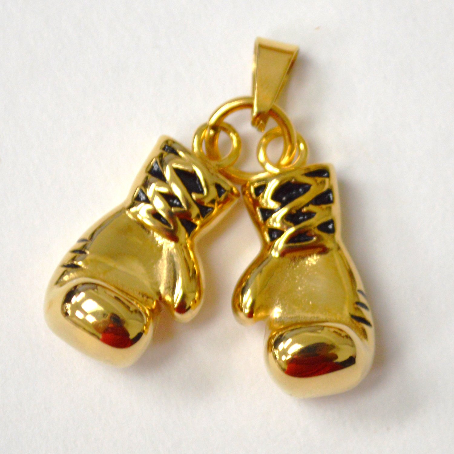 Boxing Gloves Gold Plated Pendant 86-2891G