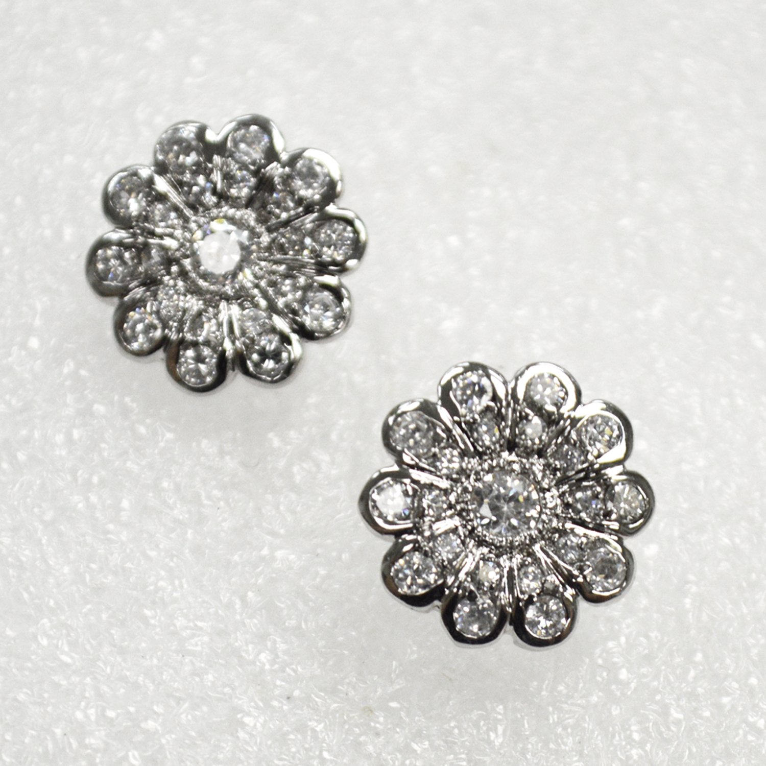 Designer Inspired Sterling Silver Earrings 53-3005