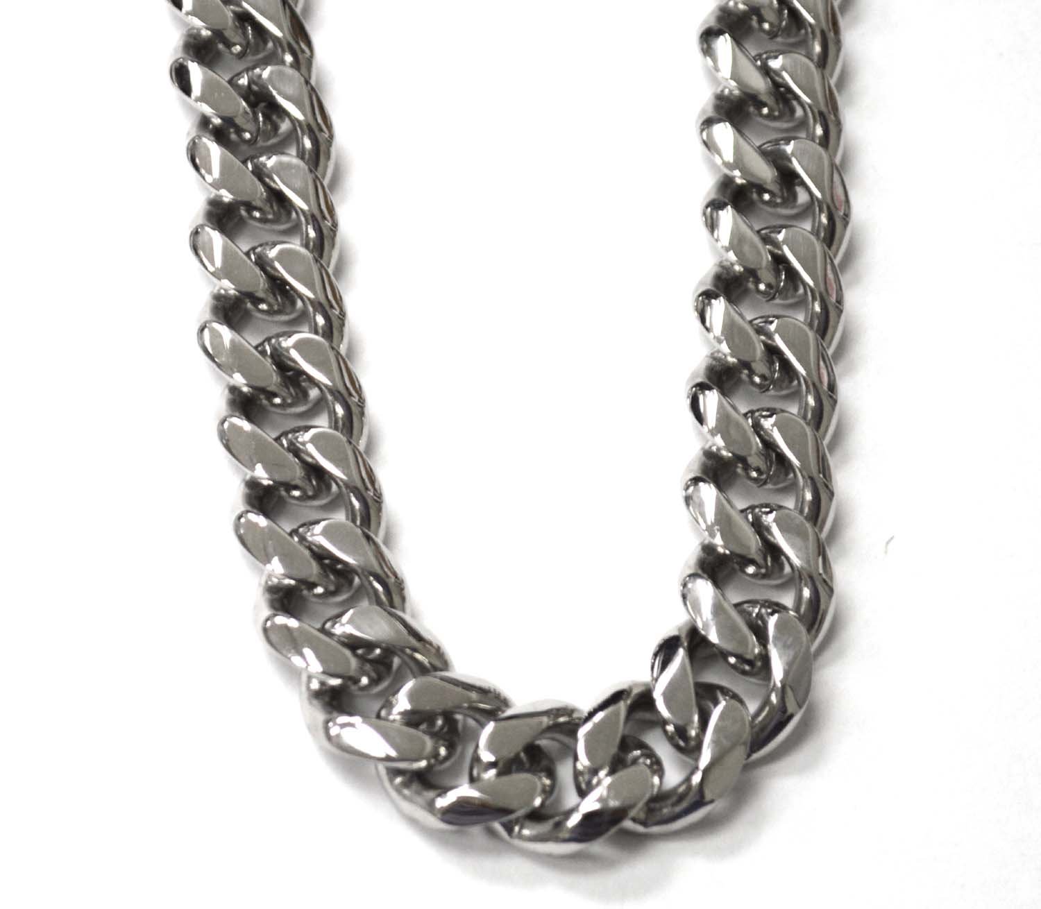15mm Miami Cuban Stainless Steel  85-239S-Mia-15
