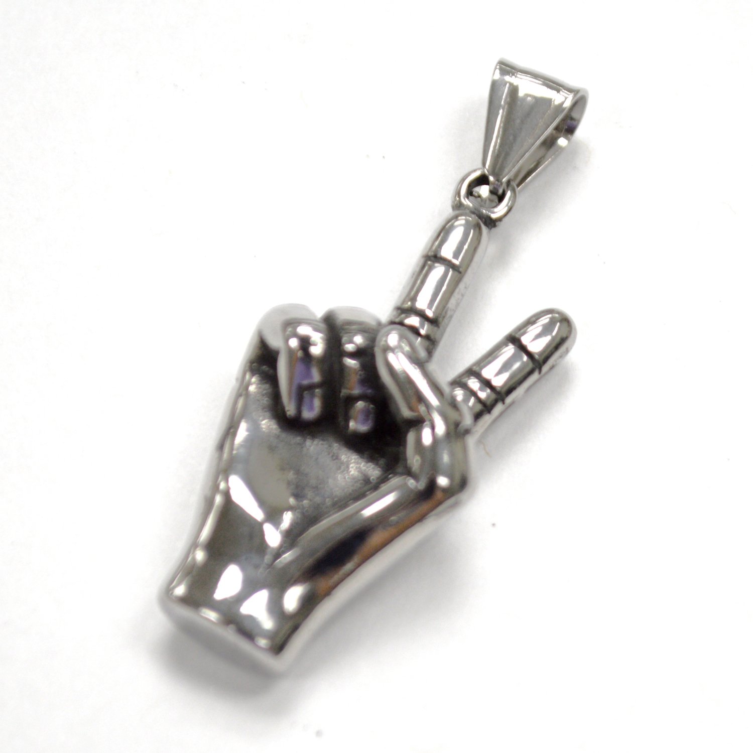 Hand Peace Sign Pendant 86-2950