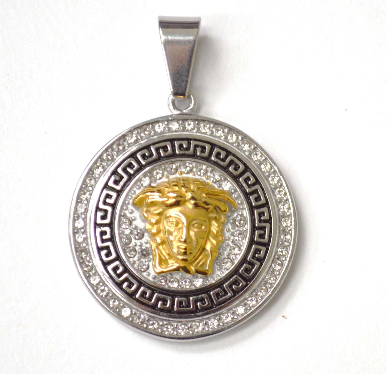 2 Tone Gold Plated Stainless Steel Pendant 86-2803-2T