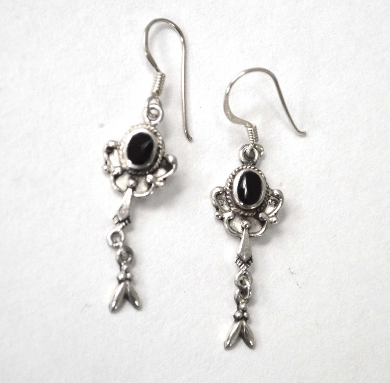 Sterling Silver Stone Earrings 53-5278