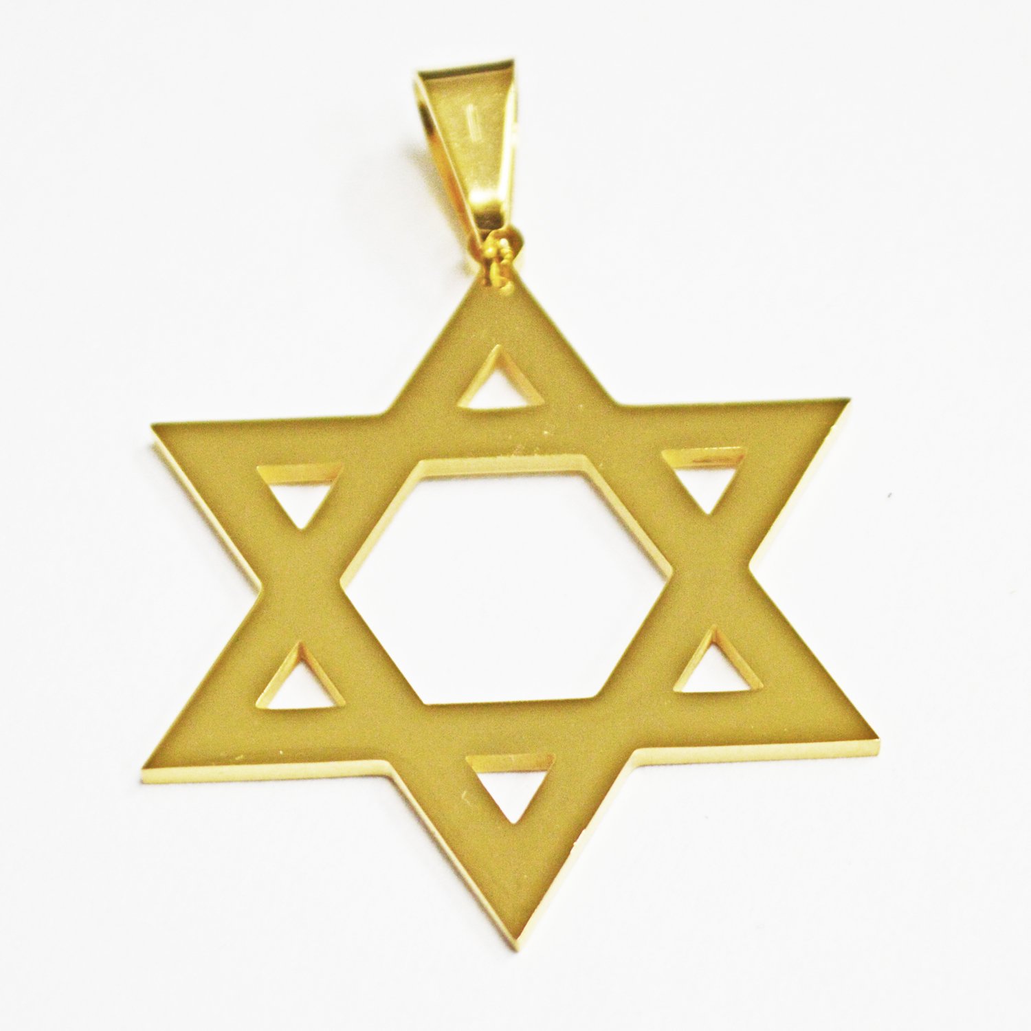 Gold Plated Star of David Pendant