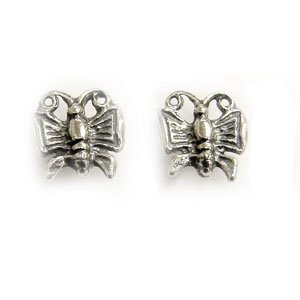 Butterfly Stud Earring Sterling Silver 53-5063