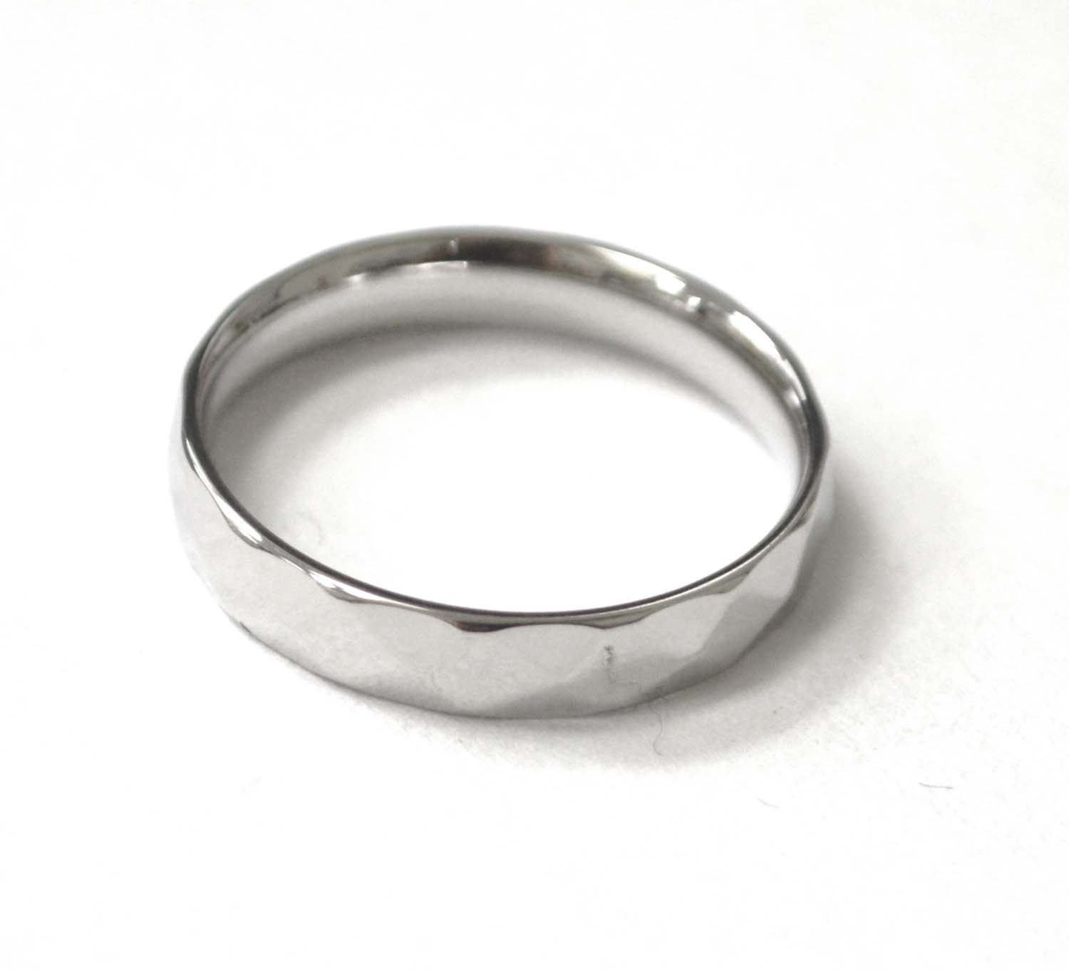 4mm Diamond Cut Stainless Steel Ring 81-1321S-4