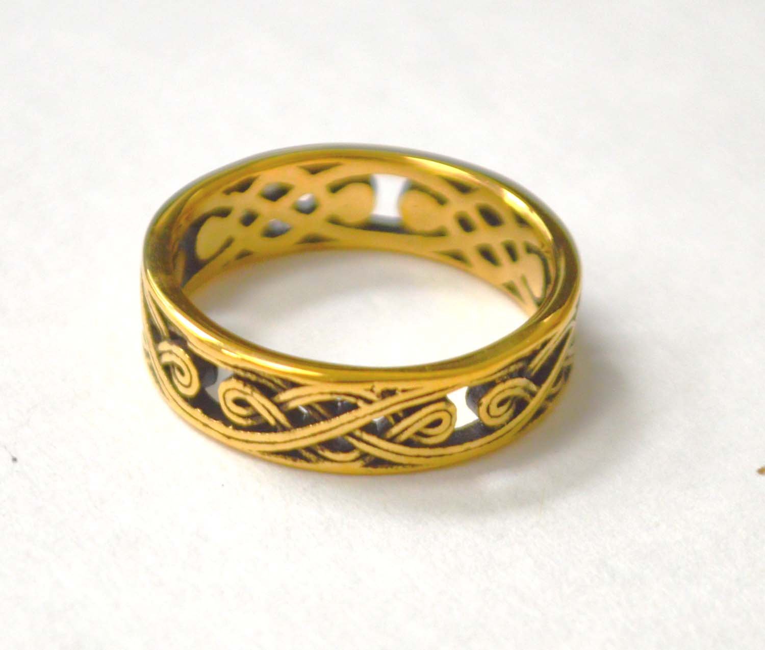 Eternity Gold Plated Ring 81-1544G