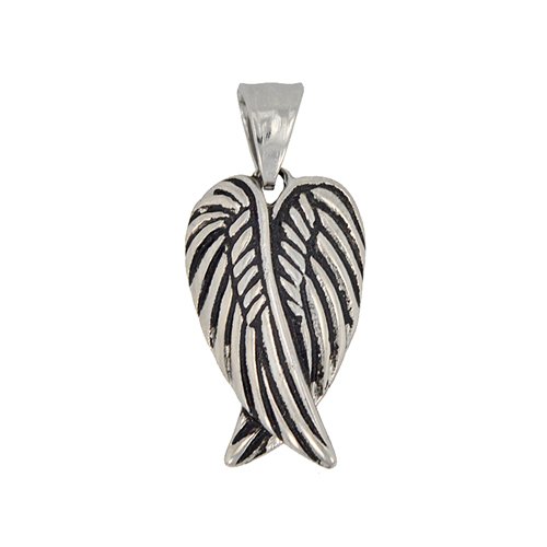 Stainless Steel Wing Pendant 86-1566