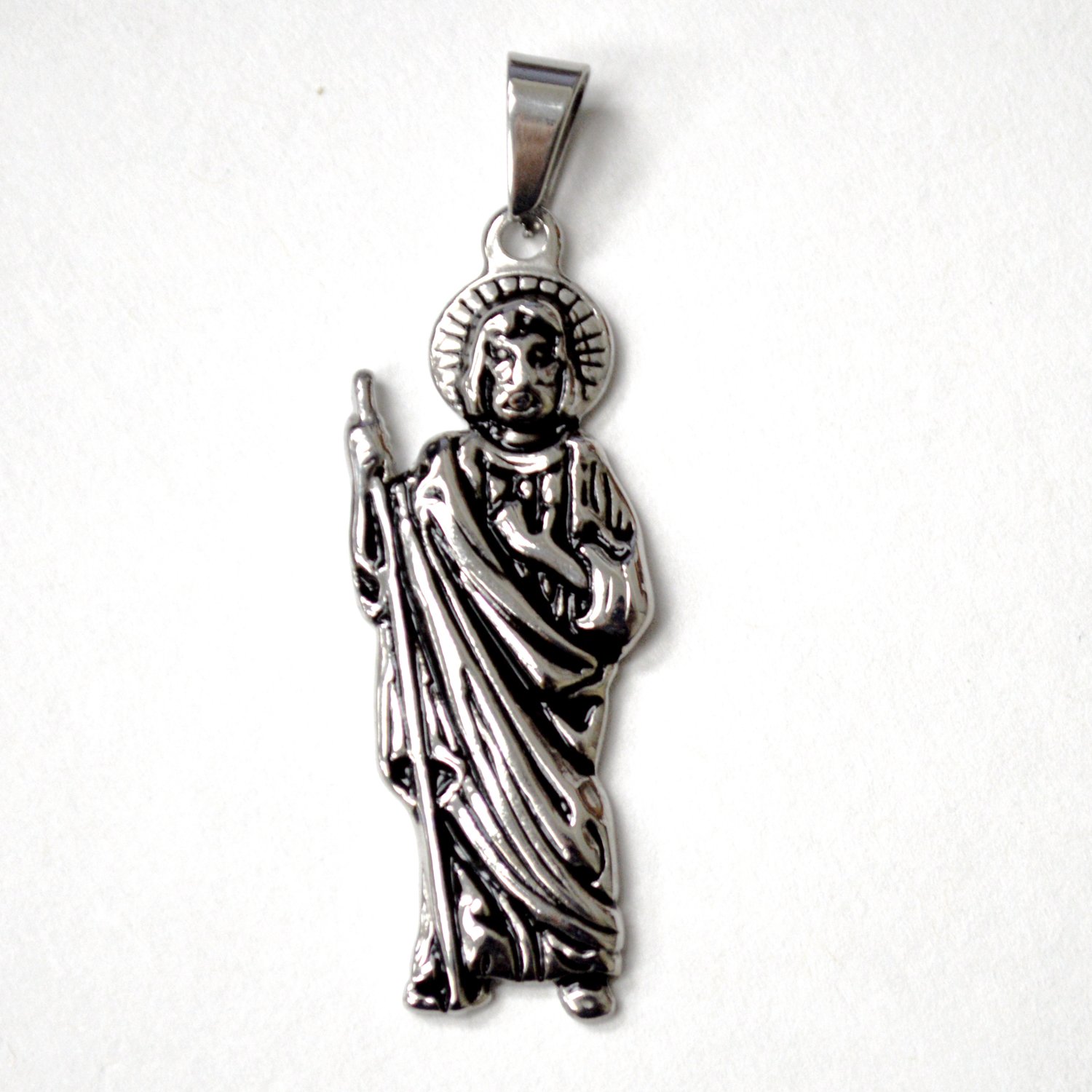 St Jude Stainless Steel Pendant 86-1338S