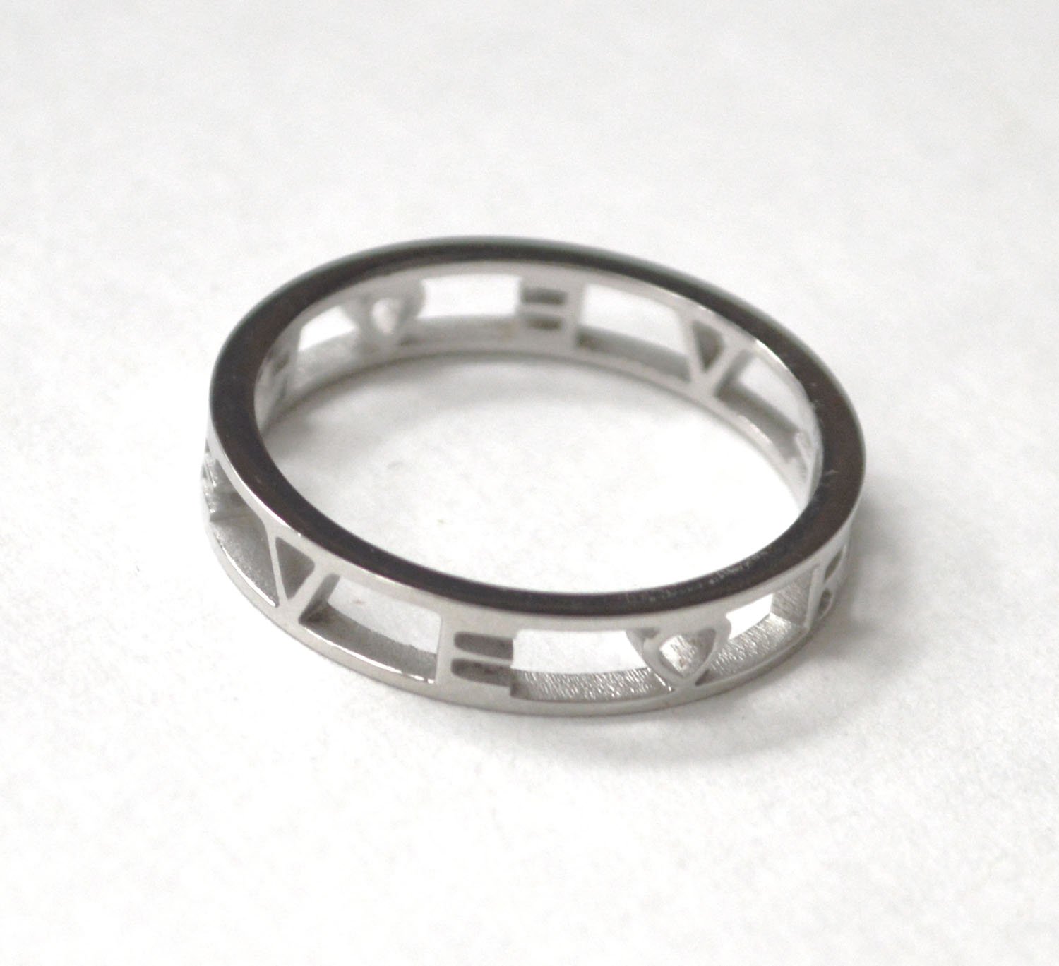 FOREVER Stainless Steel Ring 81-1637S
