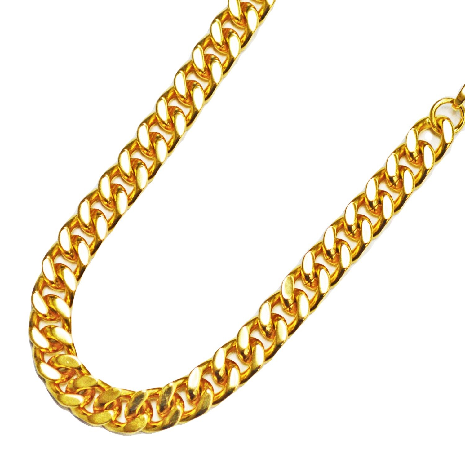 10m Gold IP Plate Cuban 85-239G-10