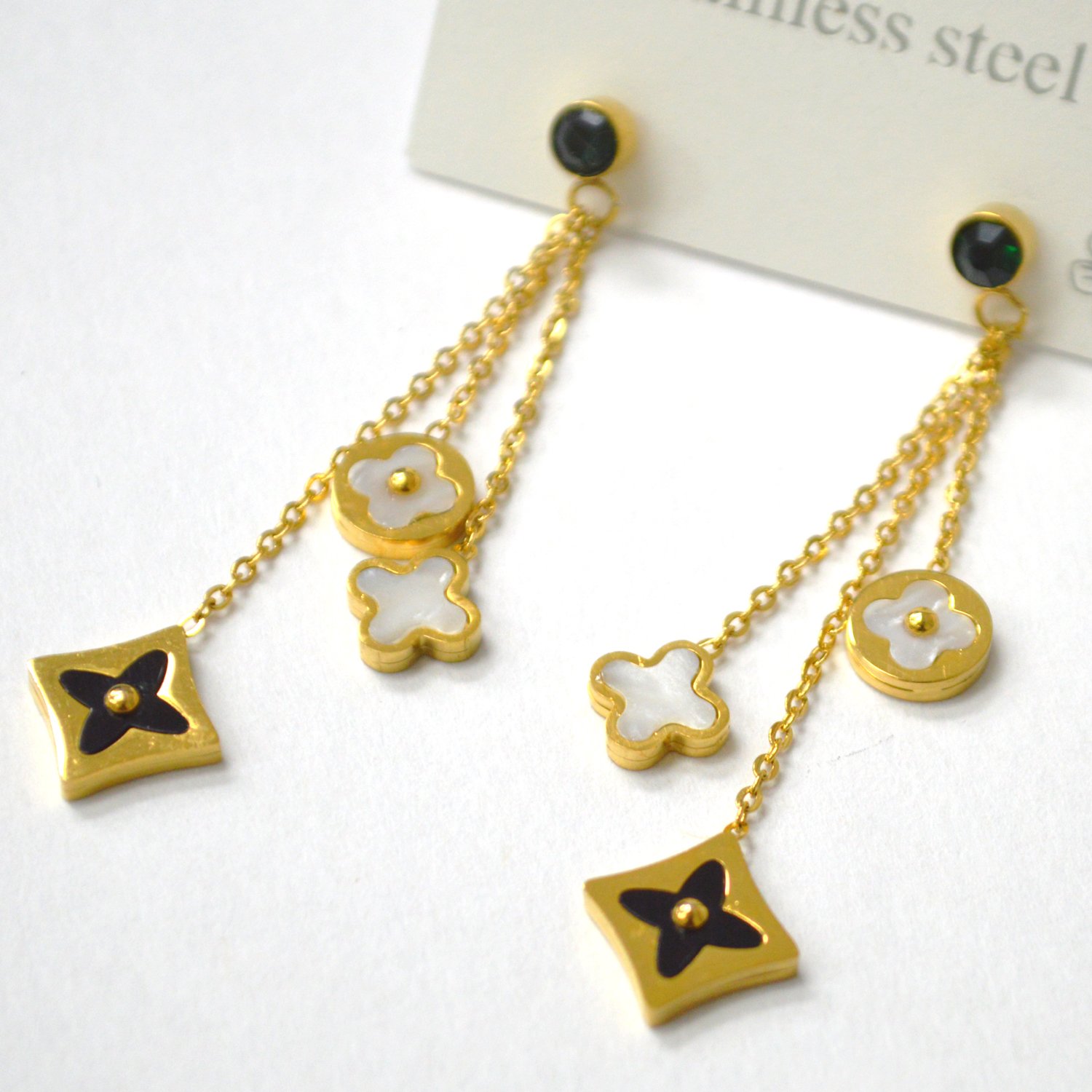 Designers Inspired Gold Plated Earrings 83-936G