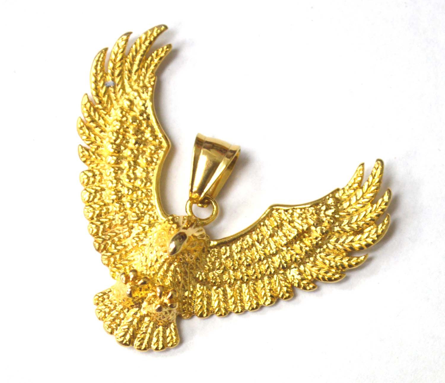 Gold Plated Eagle Pendant Stainless Steel 86-899G