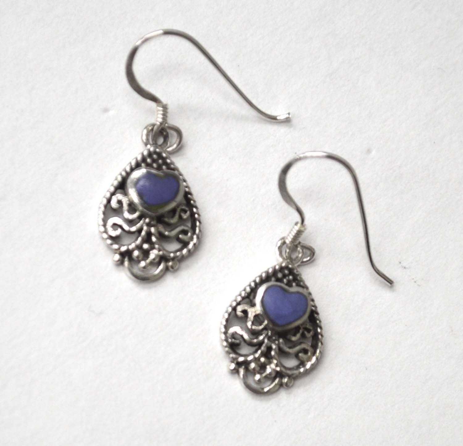 Sterling Silver Stone Earrings 53-5285L