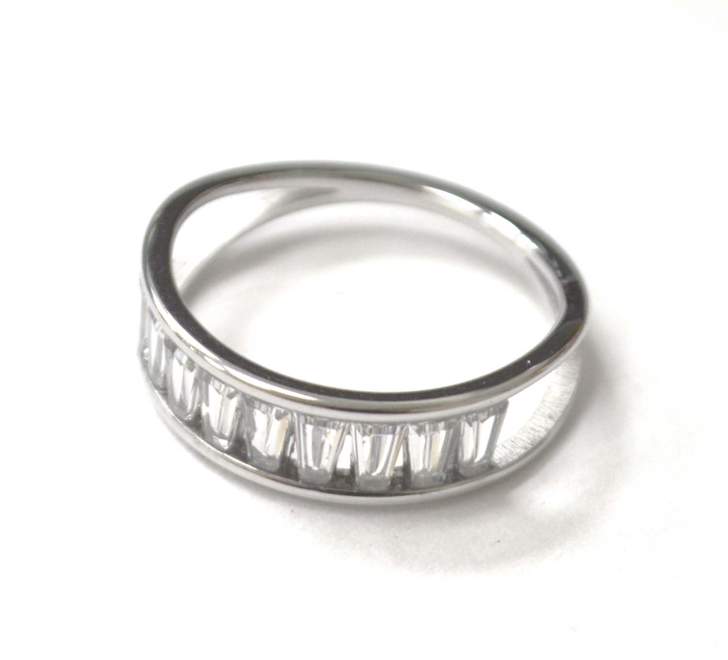 CZ Stones Stainless Steel Ring 81-1533S