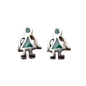 Girl Stud Earring Sterling Silver 53-5023