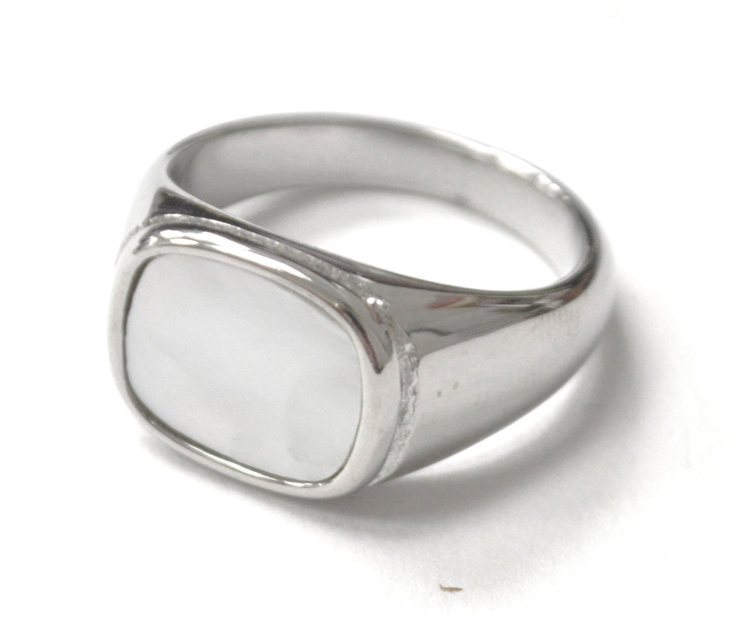 MOP Stainless Steel Ring 81-1626S