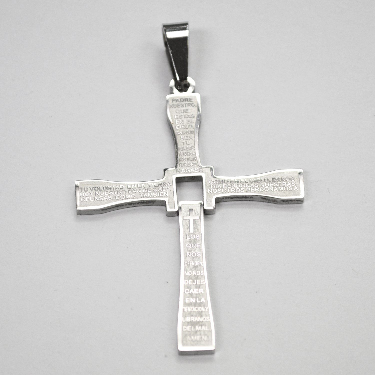 Padre Nuestro Cross Pendant 86-2294S