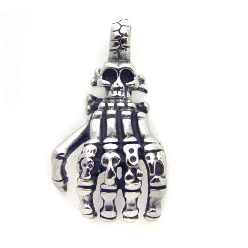 Skull Hand Stainless Steel Pendant 86-432S