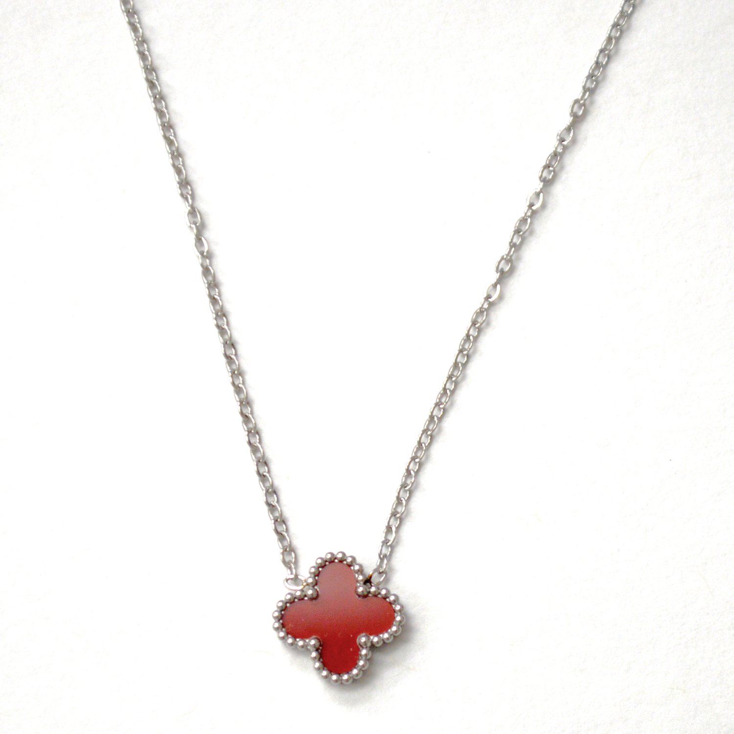 Four Leaf Clover Vintage Necklace 85-297S-13