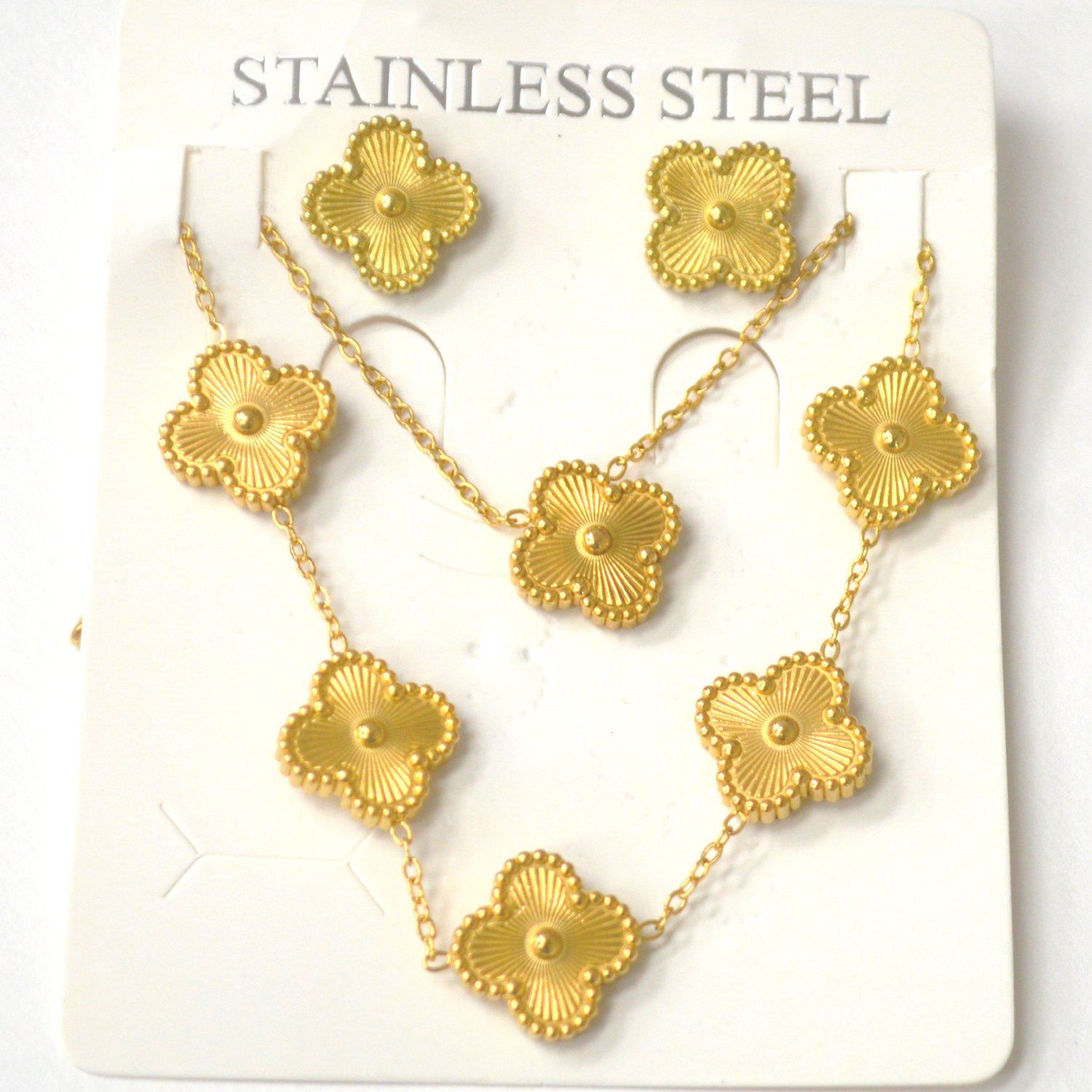 Designers Inspired Gold IP Plated SETS   85-1029G-15