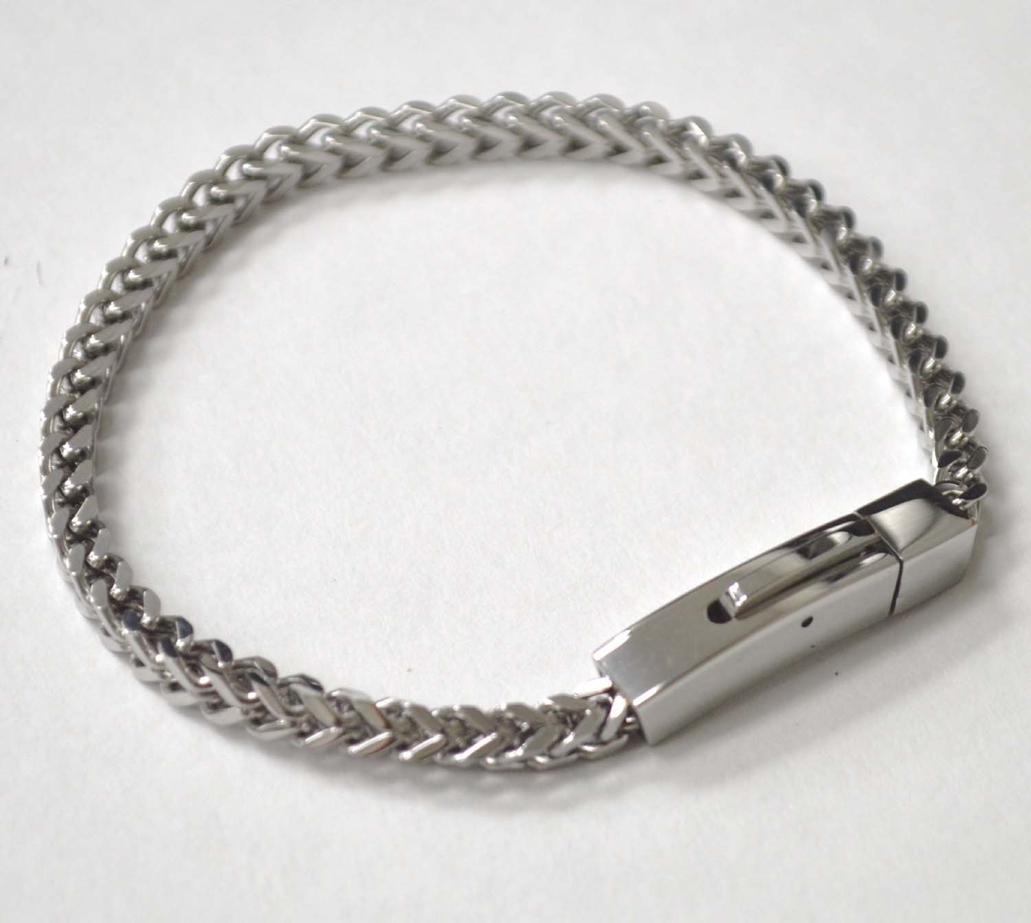 4mm Franco with Fancy Lock Bracelet 84-1876-4